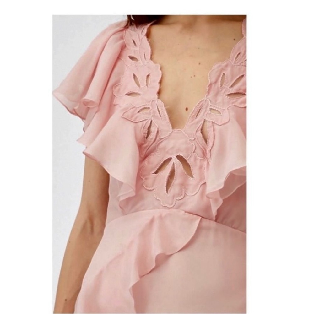 Rebecca Taylor Short Sleeve Hana Dress. - Picture 4 of 10